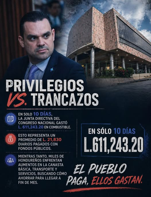 Señor Ortografía se 📷 
Aquí todo fluye… menos el dinero público. En diez días, el gasto en combustible vuela sin problema, mientras la gente hace magia para que el sueldo dure el mes.