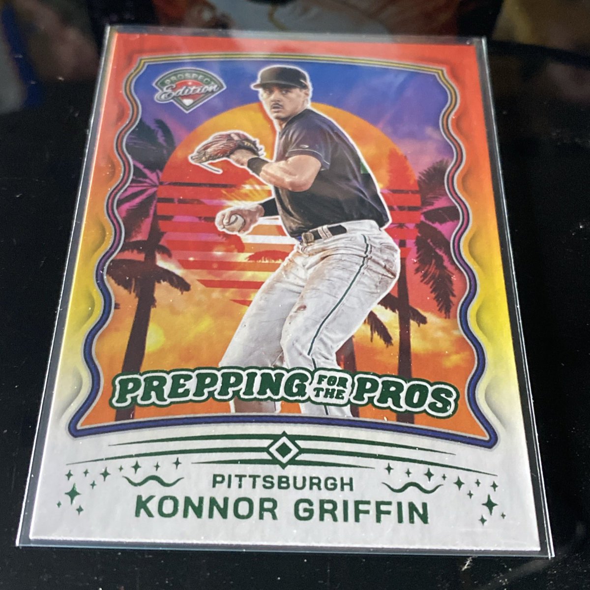 PromotionsDa's tweet image. Check out 2025 Prospect Edition Konnor Griffin Prepping for the Pros Green Insert Pirates  EBAY ▶️ ebay.us/m/N3jb8m #eBay 
#Panini #TheHobby #BaseballCards