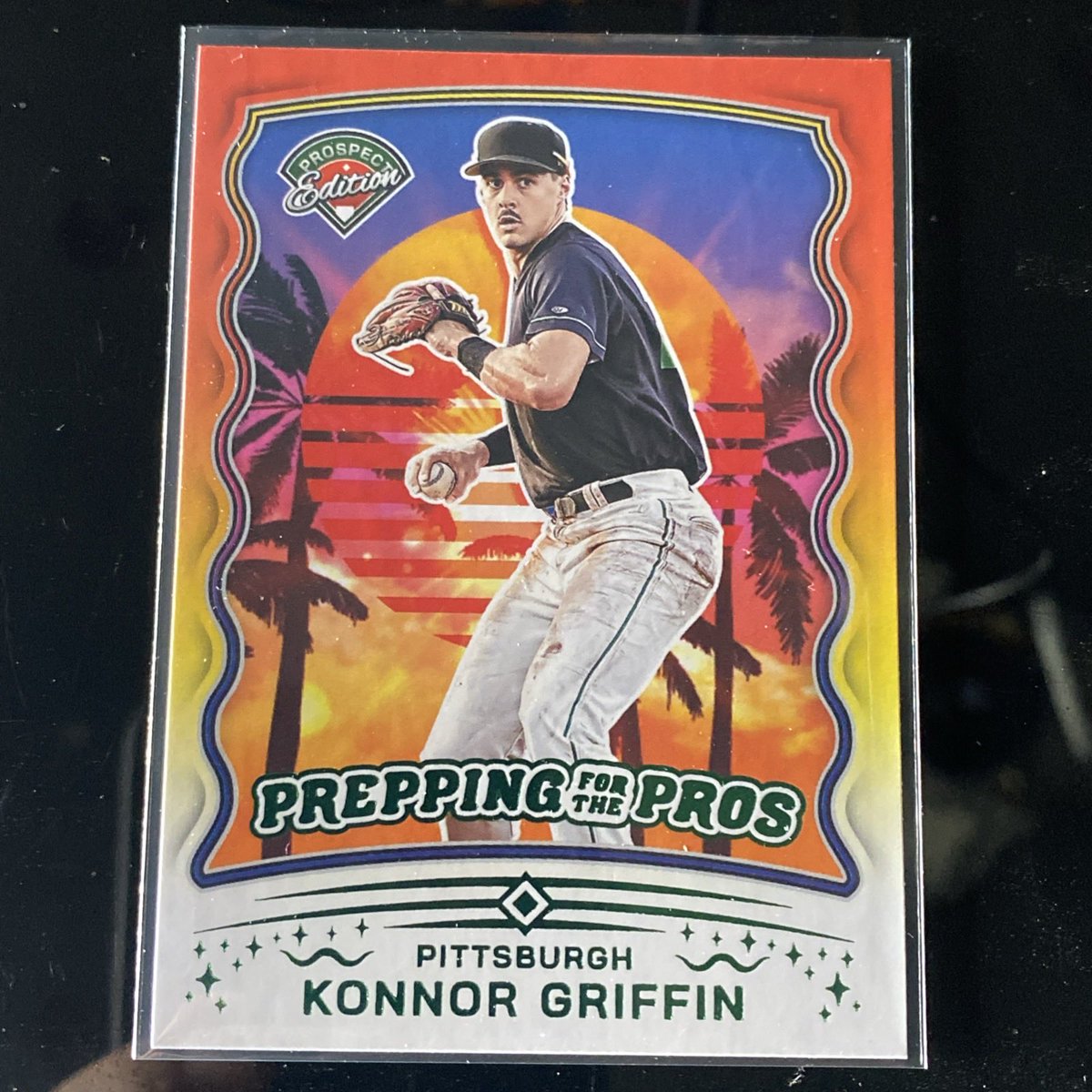 PromotionsDa's tweet image. Check out 2025 Prospect Edition Konnor Griffin Prepping for the Pros Green Insert Pirates  EBAY ▶️ ebay.us/m/N3jb8m #eBay 
#Panini #TheHobby #BaseballCards