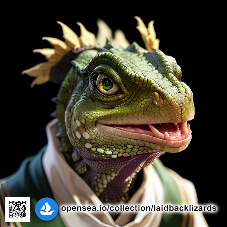 iAmAi_NFT's tweet image. They don't hustle. They don't grind. They just vibe 💤
Meet 🦎 #LaidBackLizards, the NFT crew lounging on #OpenSea 🌊
 opensea.io/assets/ethereu… 

#NFT #NFTCommunity #Web3 #Ethereum #NFTCollector 3636