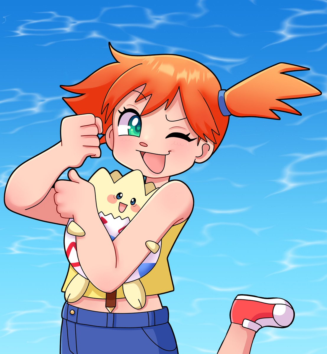 Doodled this at work but have a Misty 
#pokemonfanart
