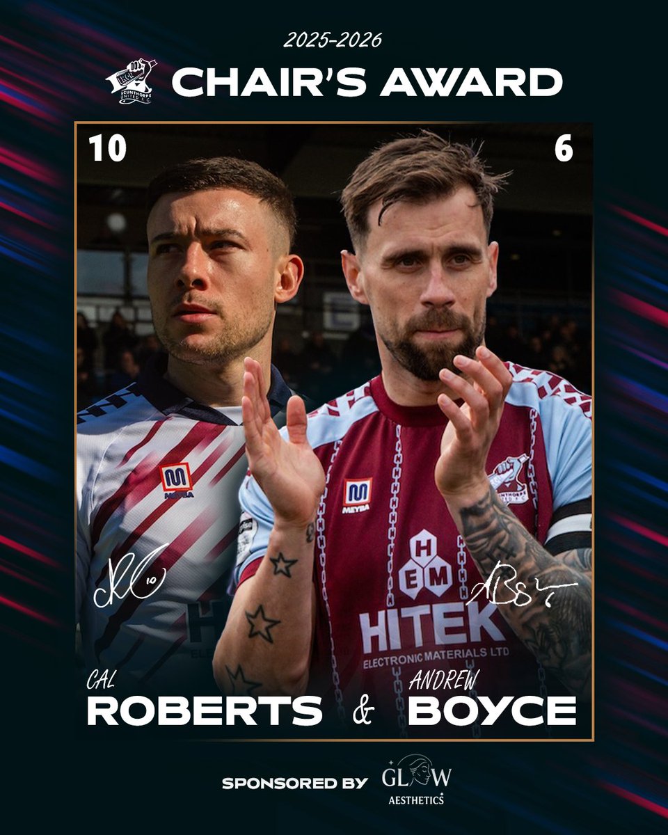 SUFCOfficial's tweet image. 🏆🍽️ 𝐄𝐍𝐃 𝐎𝐅 𝐒𝐄𝐀𝐒𝐎𝐍 𝐀𝐖𝐀𝐑𝐃𝐒 𝐃𝐈𝐍𝐍𝐄𝐑
ꜱᴘᴏɴꜱᴏʀᴇᴅ ʙʏ ɢʟᴏᴡ ᴀᴇꜱᴛʜᴇᴛɪᴄꜱ

Chair’s Award
Presented by Michelle Harness
Winner: Andrew Boyce and Callum Roberts

#UTI #IRON