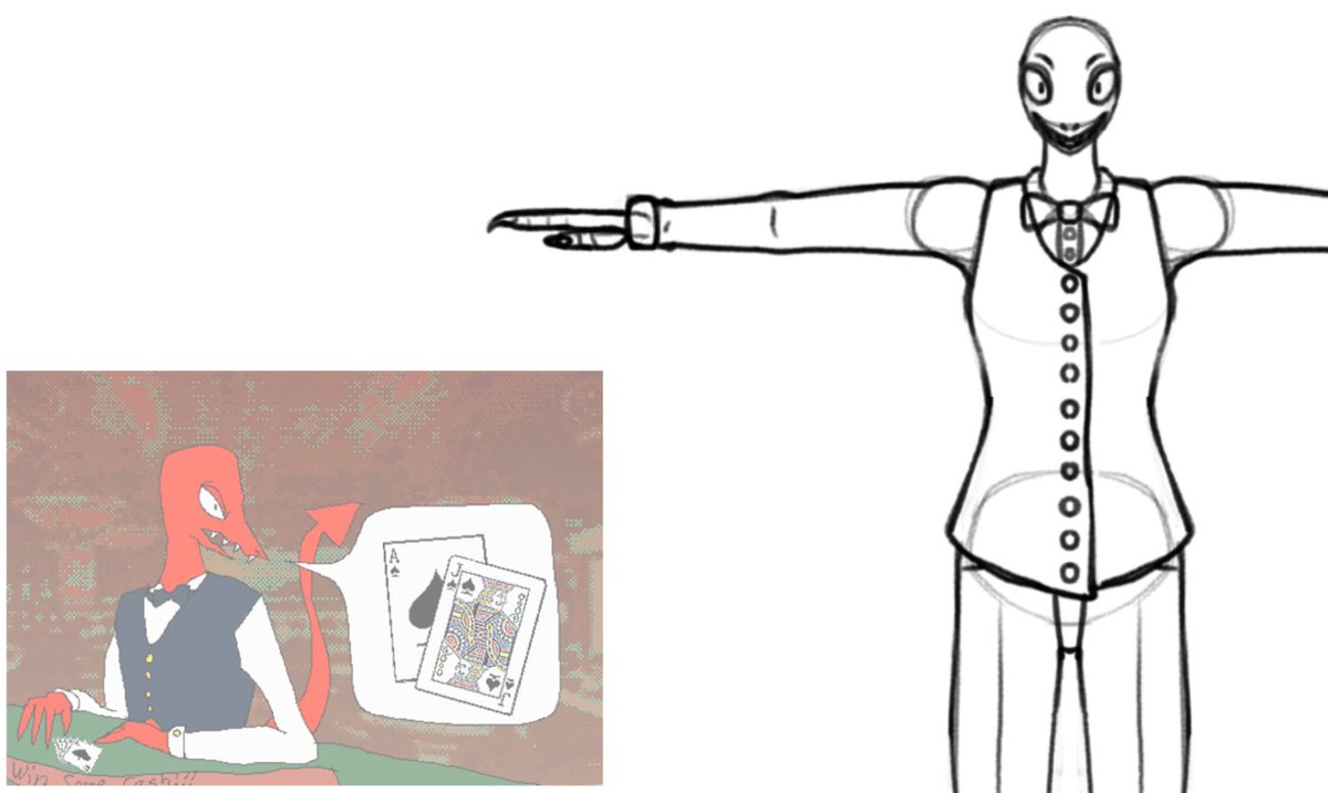 Gonna attempt a fully rigged 3D Fiend against my better judgement lol