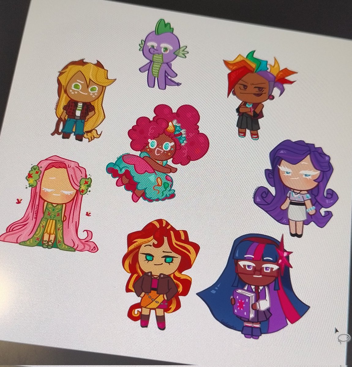 I actually did I mean look I made the MLP cast too