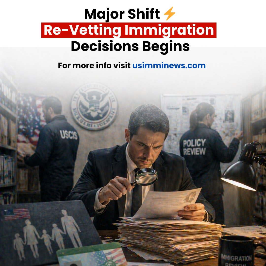 usimminews's tweet image. 🚨 Major Shift Underway ⚡

Re-vetting of immigration decisions is now beginning 🇺🇸

Past approvals could face fresh scrutiny—signaling tighter oversight ahead.

🔗 usimminews.com

#USImmigration #ImmigrationNews #BreakingNews
