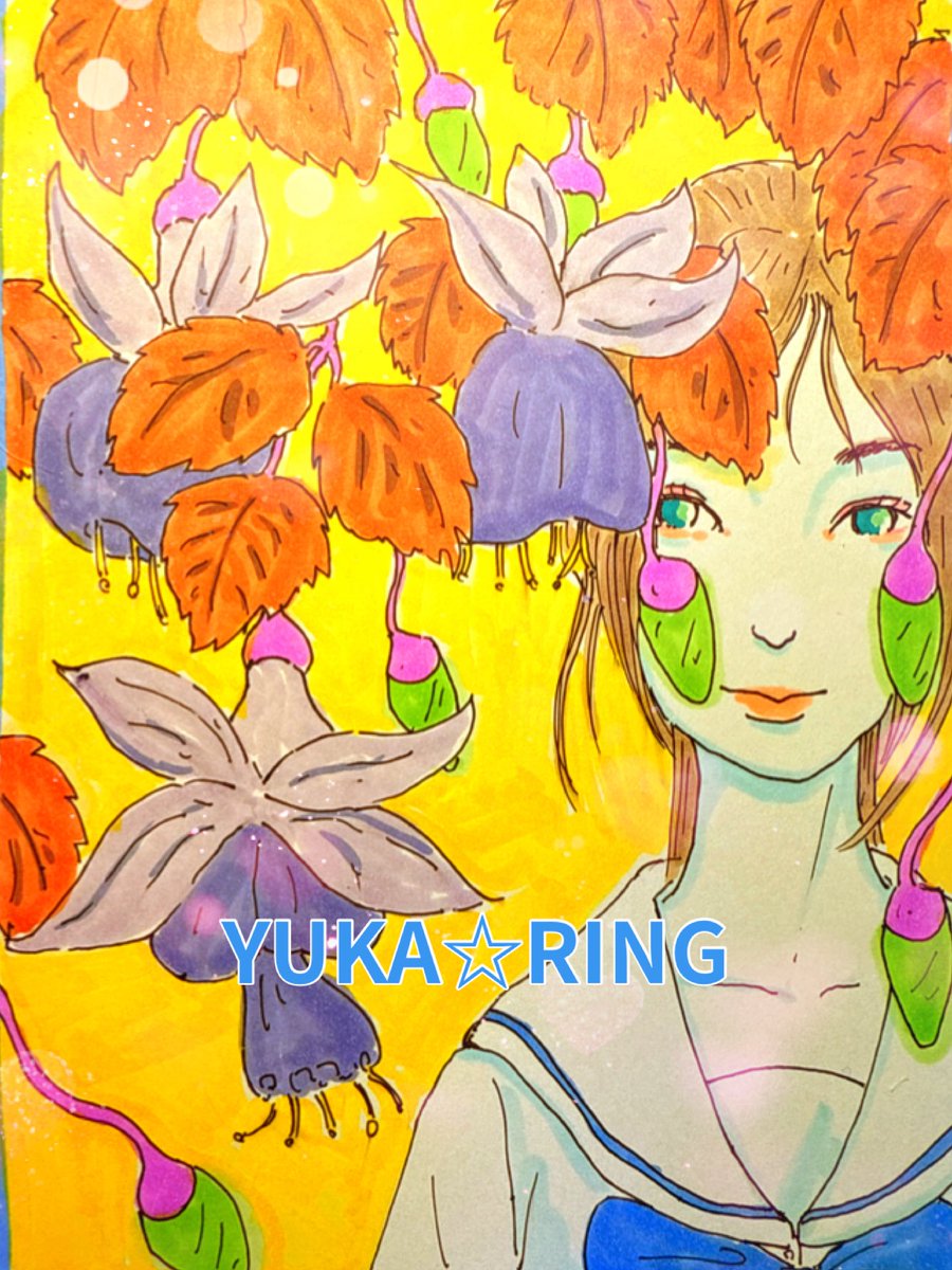かとうゆかり🌹一発描きイラストアート🌹 tweet media
