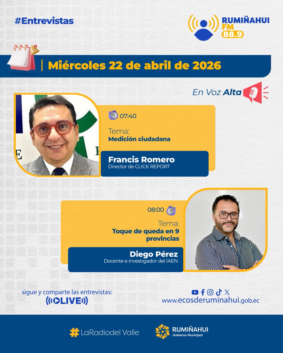 Rumiñahui FM 88.9 tweet media