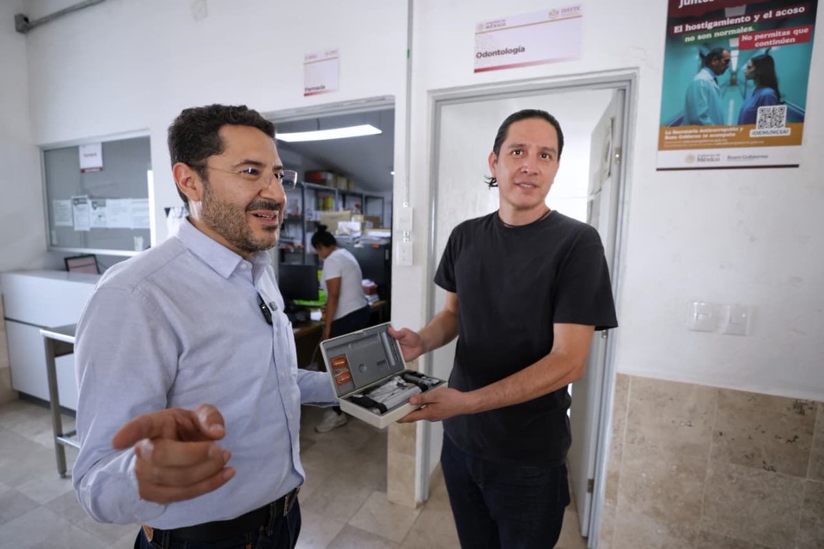 Visitamos la Unidad de Medicina Familiar del <a href="/ISSSTE_mx/">ISSSTE</a> en 𝗬𝗮𝘂𝘁𝗲𝗽𝗲𝗰, 𝗠𝗼𝗿𝗲𝗹𝗼𝘀. La Farmacia está al 98%. Se puso una techumbre para proteger a la gente del sol. Entregamos medicamentos, estuches de diagnóstico y tiras reactivas para medir glucosa.