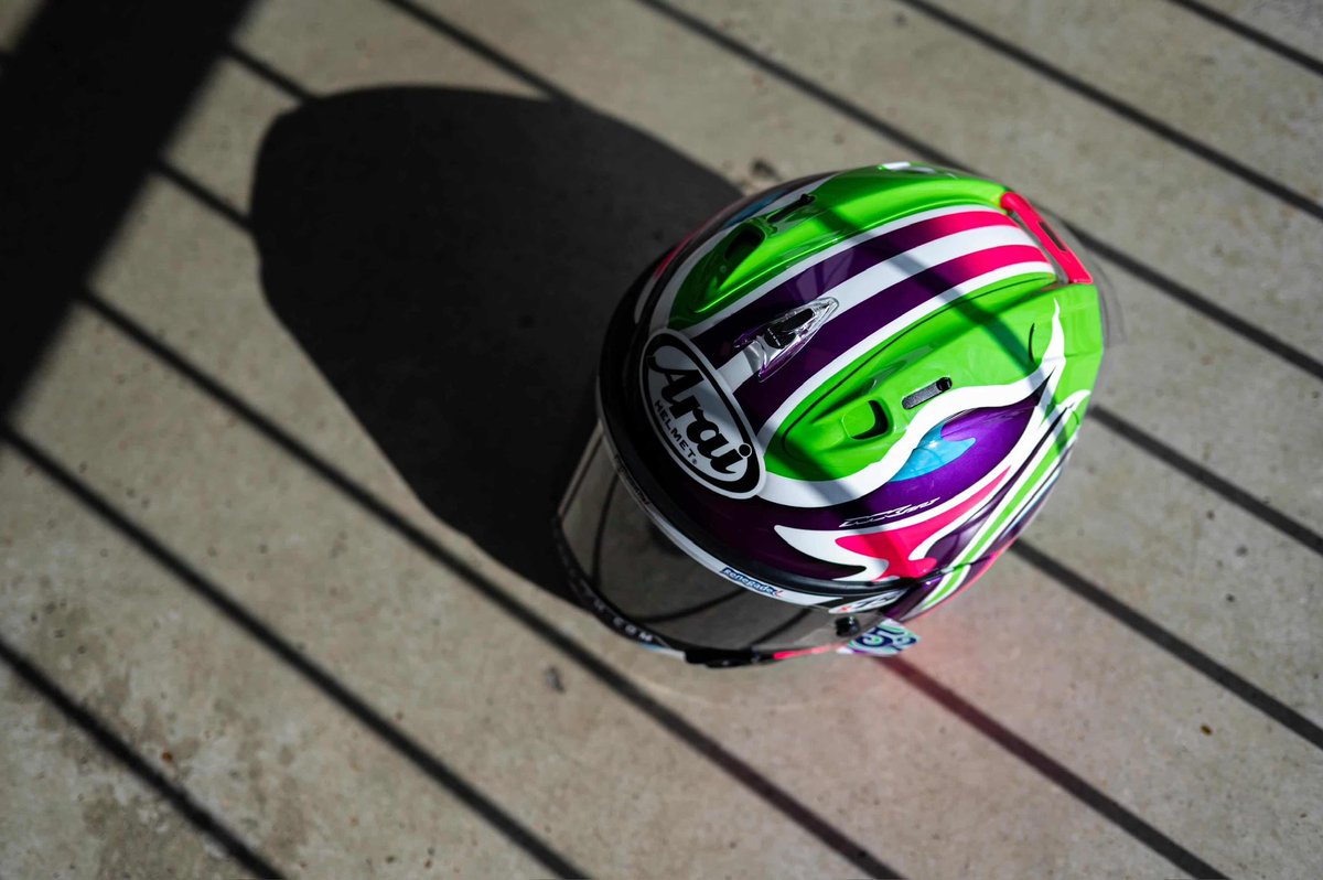 JoseluisdeNovoa's tweet photo. 💜 @jeremyalcoba x #Novoadesigns 💚
2026 WSSP season #WSBK #Kawasaki #Arai https://t.co/WkkkthIMUR
