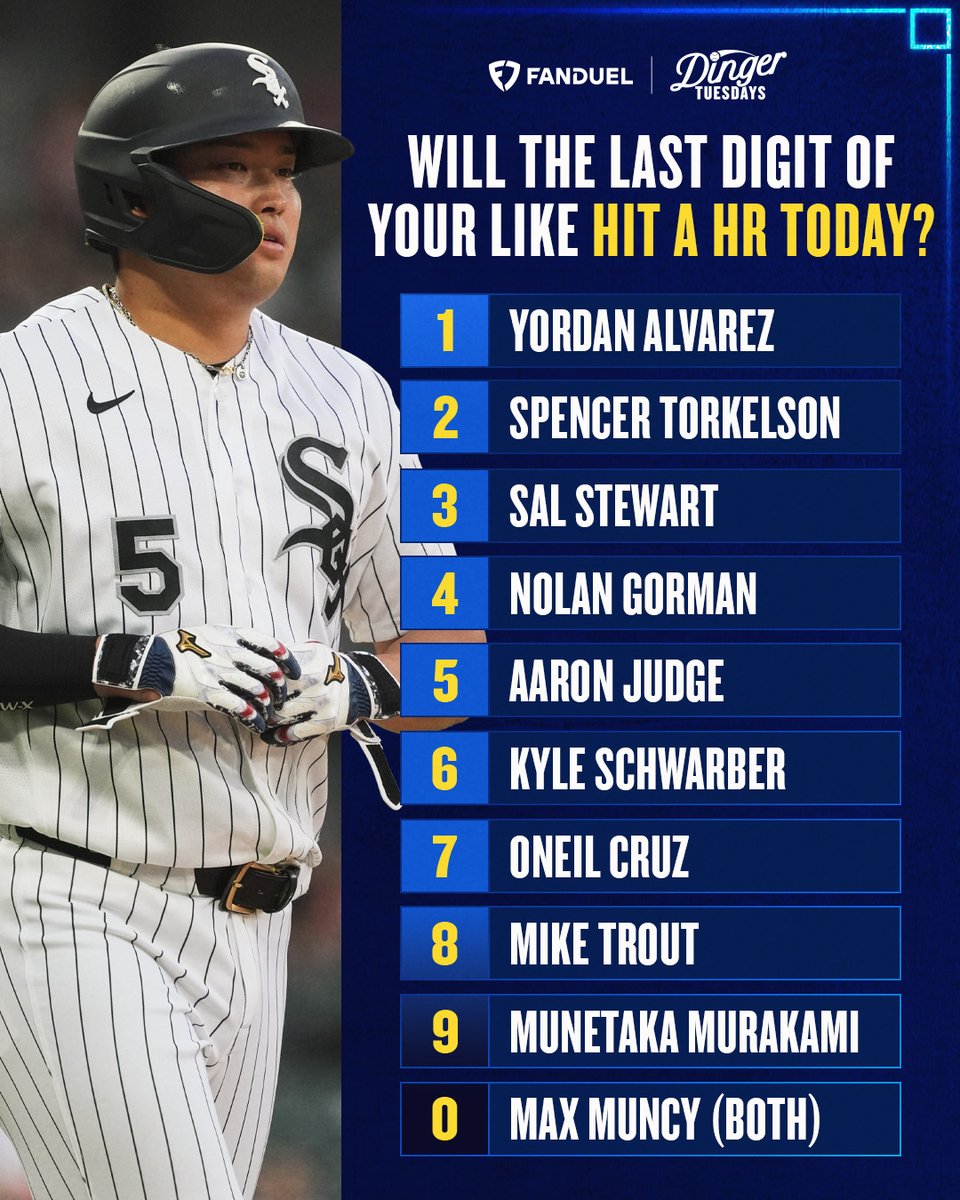 FDSportsbook's tweet image. DINGER TUESDAY 💪

Who ya got going deep today?

#MLB