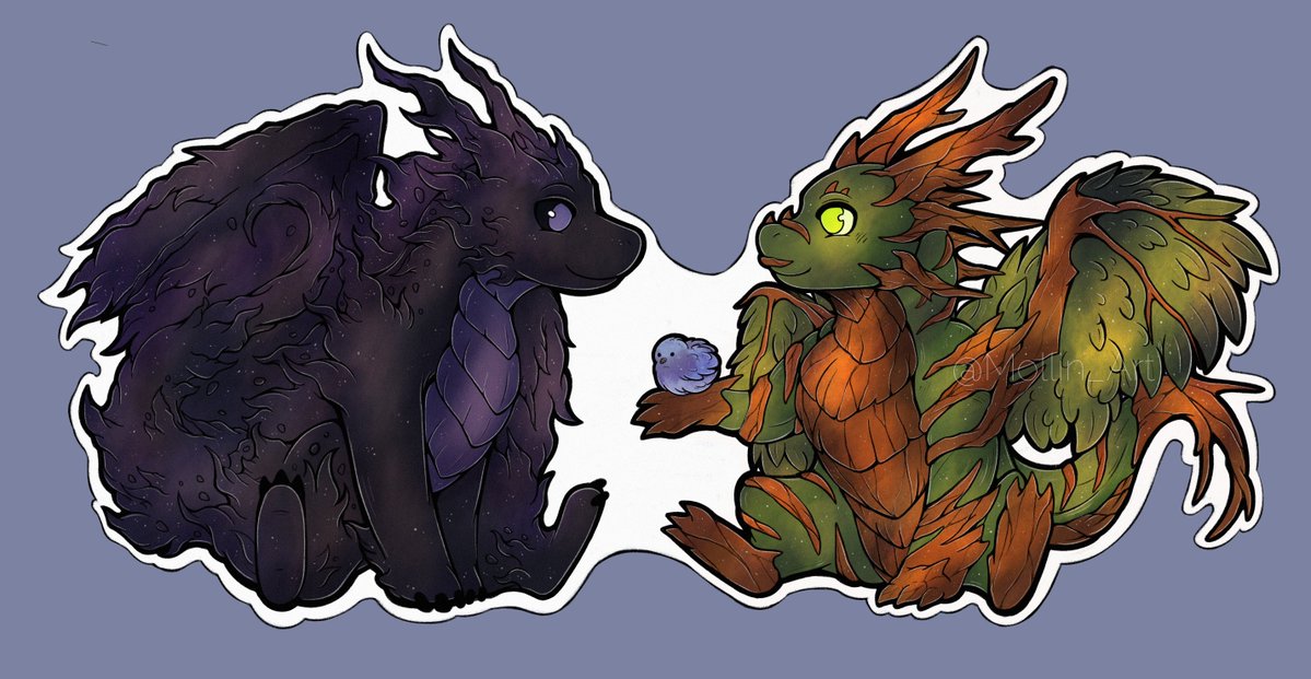 Mollin_Art's tweet image. Sticker for Ryuji 💜

[ #digitalart #dragon #sticker ]