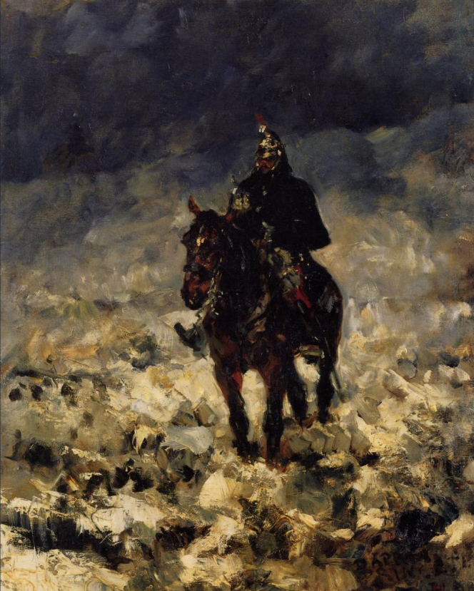 Cuirassier - Henri de Toulouse-Lautrec, 1881