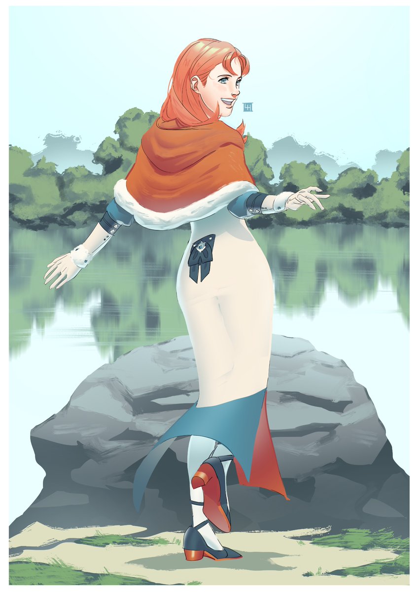 Annette! 🧡🎶🩵🪽

#FireEmblem #FireEmblemThreeHouses #FE3H #AnnetteFantineDominic