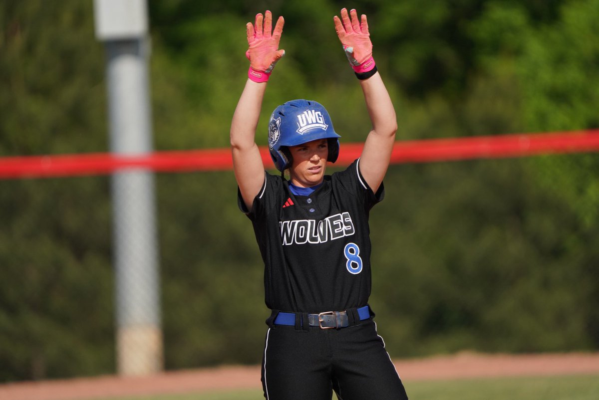 UWGSoftball's tweet photo. Speed Kills 😮‍💨

Wolves trail 2-1

#BuiltForMore https://t.co/BwB7HO0uaA