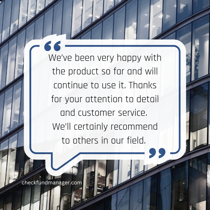 CheckFundMgr's tweet image. #TestimonialTuesday is Back Again! 🌟

We’ve been focused on delivering quality reports to our clients, but we're back to share why institutions partner with #CheckFundManager.

Elevate your #duediligence with our experts at CFM!

🔗 checkfundmanager.com

#cfmtestimonials