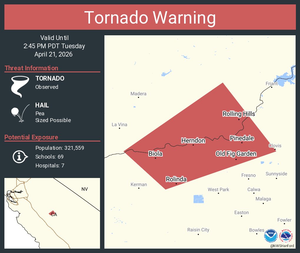 NWS Tornado tweet media