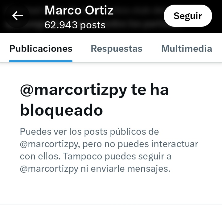 Se me cayó un ídolo, un gran fanático Gumarelo me ha bloqueado