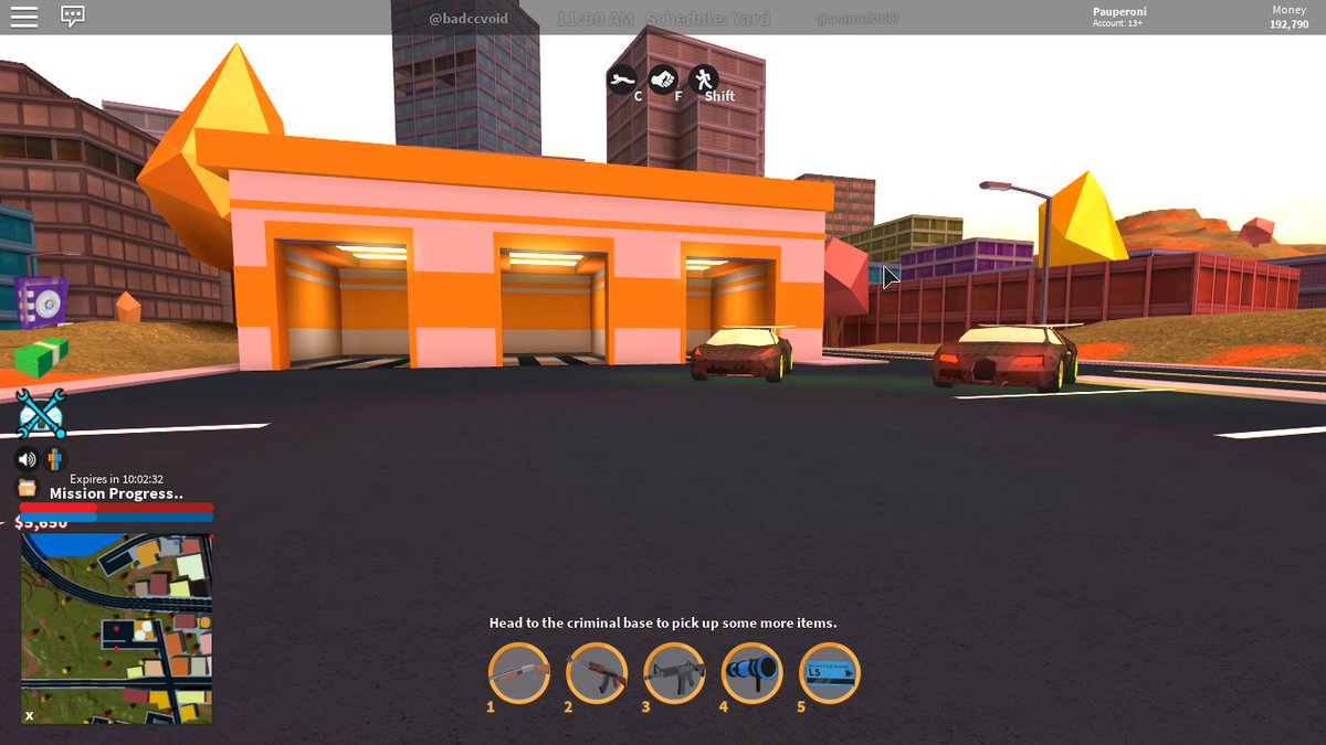 pauperoni's tweet photo. @badimo First one is my oldest sc of Jailbreak in 2018, randomly taken in old town. Next one is me and my first partner in crime's loadouts on our cars. Then one time my Monster got stuck in a funny way, and then there's one of me hitting lvl 50 on cop team in OG season 2 https://t.co/hJAJmpm02E