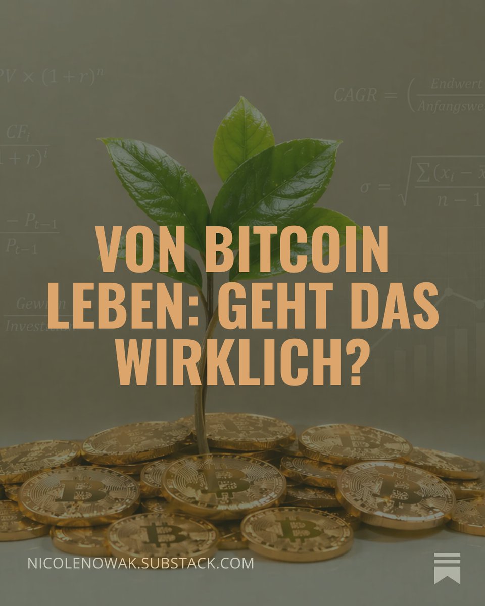 nicolen8wak's tweet photo. Bitcoin-besicherte Kredite sind in der Community längst zum Hype geworden. Wirklich belastbare Rechenbeispiele dazu findet man aber erstaunlich selten.

Deshalb gibt es eines der meistgeklickten Videos auf meinem Kanal jetzt auch als Sonderausgabe auf Substack – inklusive Excel-Sheet zum Nachrechnen. (Demnächst auch auf NOSTR.) 👇🏻