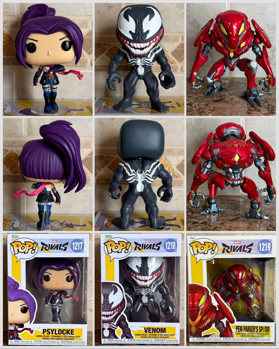 DisTrackers's tweet image. 📭📦 Got in the new Marvel Rivals Pops! Check out the out of box shots! 🔥
.
#Marvel #Funko #FunkoPop #Venom #MarvelRivals