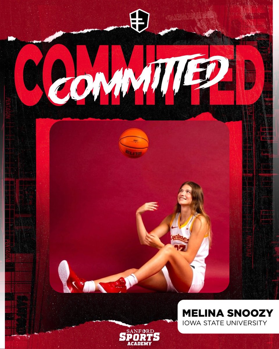 ssahoopsteams's tweet image. Big news 🗞️ over the weekend from one of the top 2️⃣0️⃣2️⃣7️⃣’s around‼️ @MelinaSnoozy1 found her future college 🏡!!

📍 Iowa State University

Melina has a lot left to accomplish before heading off to the Big 12, but this is awesome stuff!!

 #SanfordSports | #StrongerTogether