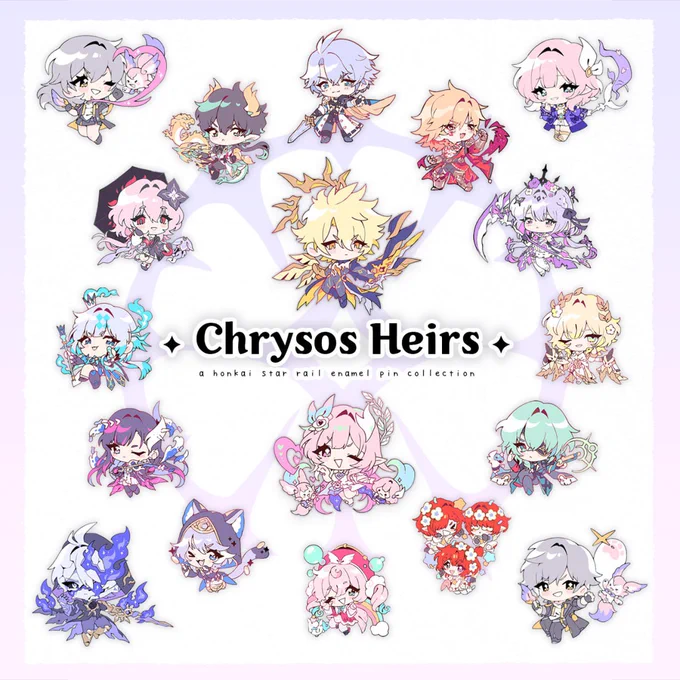 Preorders open! Finally! I know some of you were waiting for these All Amphoreus Enamel Pin Awoo Blind Bags Nod Krai Charms #hsr #nodkrai