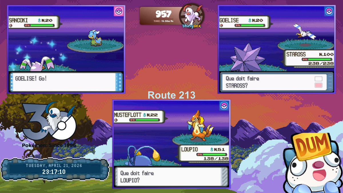 [Random Encounters 4G] ☆ Shiny Wingull ! First phase for shiny Absol, and 3rd shiny today ! I don't know what's going on, but I take it ! #ShinyPokemon