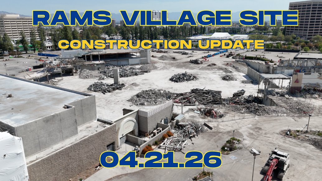 VastSkyMedia's tweet photo. We're back tonight from the future home of the #RamsVillage. Come check out the site progress at 1600 PT over on #youtube.
https://t.co/nHqdkiUBVM
#Drone #Construction #DeadMall #RamsHouse https://t.co/88Egn4KF3o