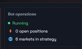 KotkaCrypto's tweet photo. @ghost_alphas @Polystrategy why am i having 0 open positions?  Started the bot about 20 mins ago https://t.co/VQyLggpw36