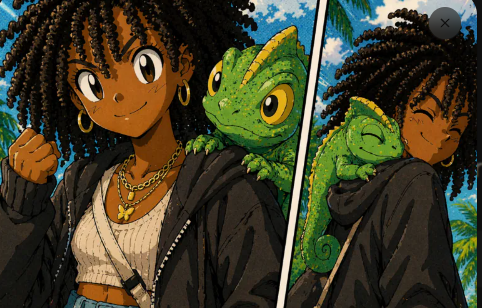 Cam The Chameleon tweet media