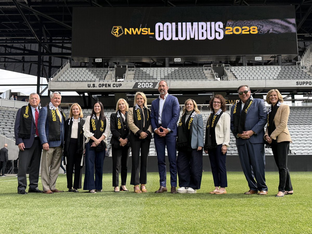 MassiveReport's tweet image. IT’S OFFICIAL!! Columbus has been awarded the 18th #NWSL franchise. #Soccer