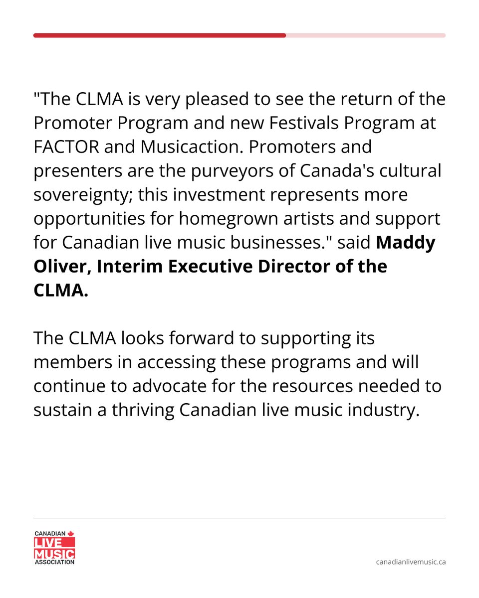 Canadian Live Music Association tweet media