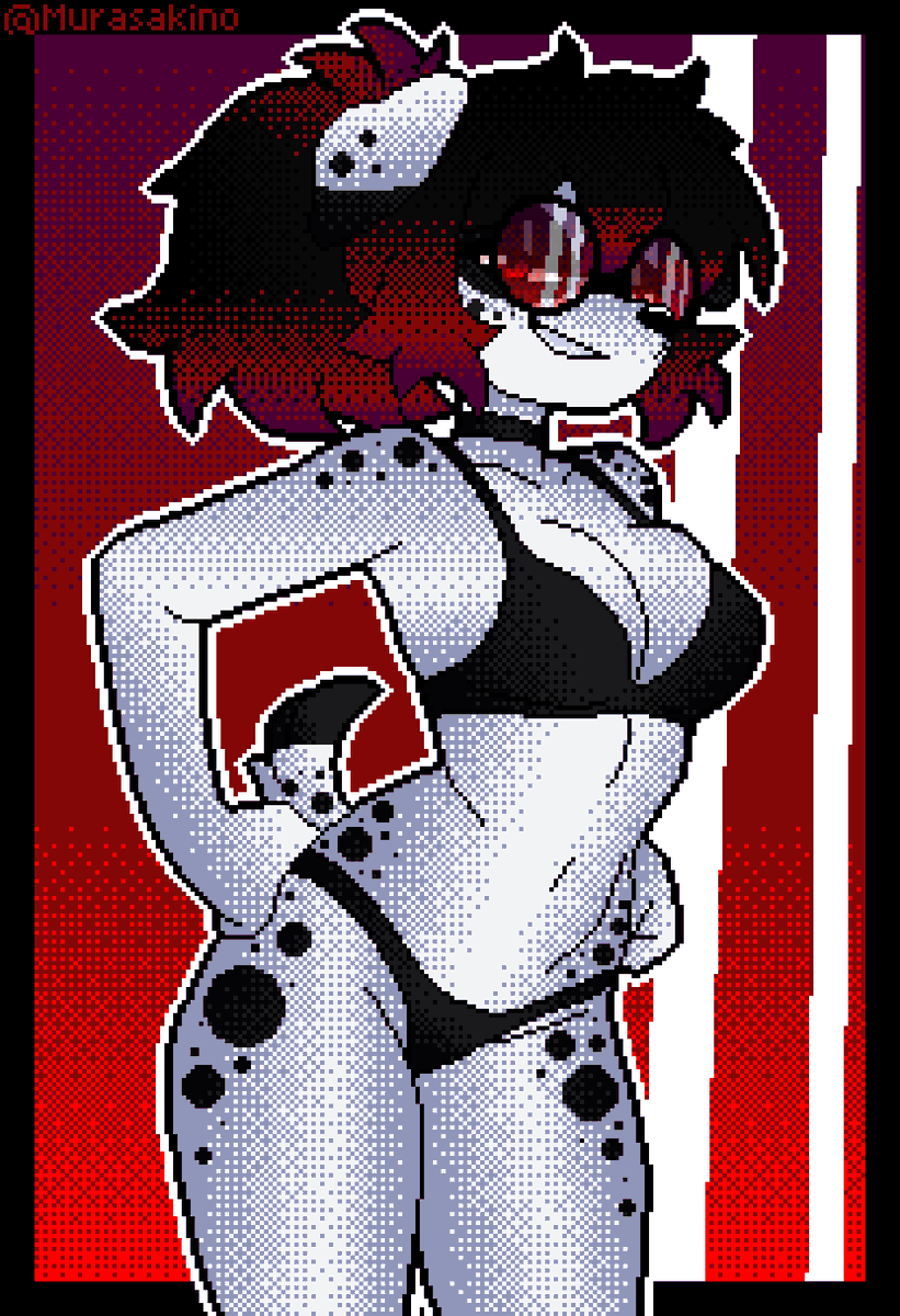 Murasakino69770's tweet image. Drew more of my favorite girl Aka, really need to draw her more often.

#furryart #pixelart