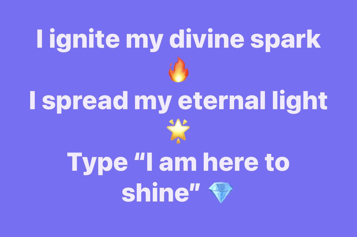 000Authentic's tweet photo. This is a divine activation code. 🥰
Repeat it like a sacred poem, sing it in your heart and ignite the spark within you.  
Can you feel it? 🔥💖💎  

#DivineSpark #ActivationCode #SacredEnergy #SpiritualAwakening #InnerLight #EternalLight #LightActivation #HighVibration https://t.co/A902hMKpoU