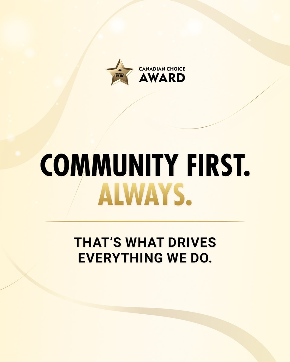 CanadianCAward's tweet photo. Community has always been at the heart of everything we do.

From the businesses we celebrate to the communities that stand behind them, this is what drives us forward.

#CanadianChoiceAward #CCA2026 #CommunityFirst #SupportLocal https://t.co/ReFv8h6mcs