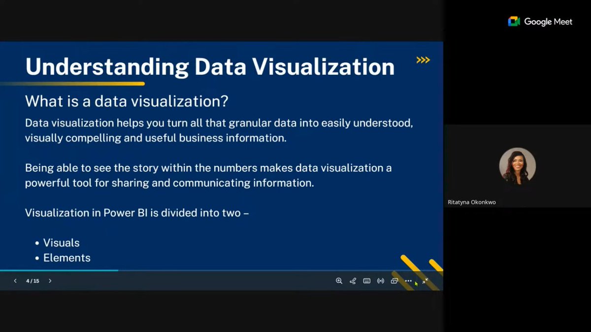 Praisee__'s tweet photo. Day 40/120– Data Visualization
Today I focused on data visualization in Power BI, not just building charts but understanding how and when to use them. Data visualization turns raw data into something easier to understand, making patterns and trends easier to spot at a glance. https://t.co/nWXQao7fjL