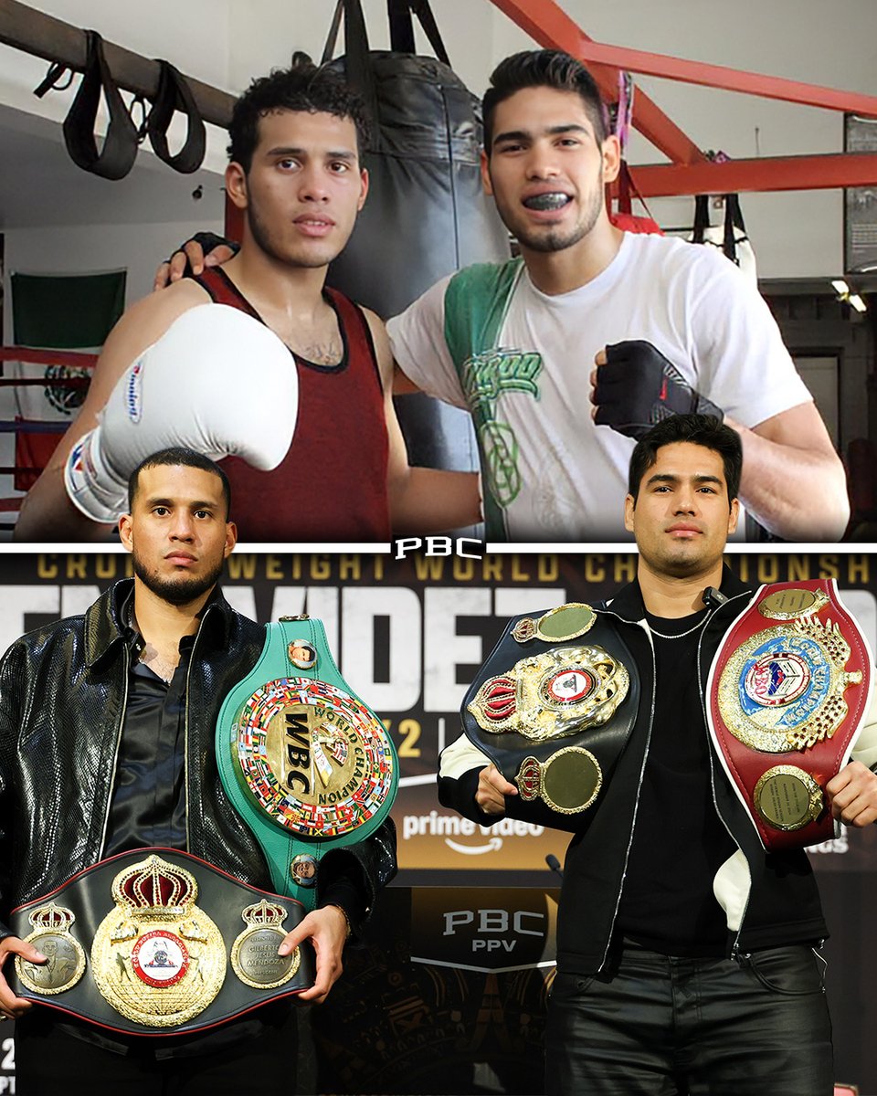 premierboxing's tweet photo. From sparring to the big stage, this fight is years in the making. 🇲🇽🆚🇲🇽

#BenavidezZurdo 
May 2 
LIVE on PPV https://t.co/Pgwec8vWyI
