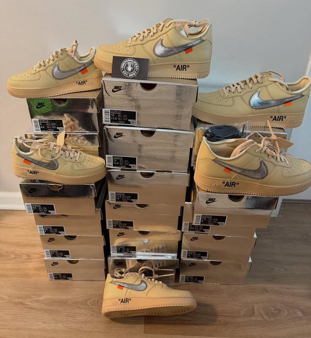 japanicanblog's tweet photo. VAA　（ヴァージル・アブロー・アーカイブ）とNikeのコラボ第二弾が始動
VAA × AF1 SP
暫定リリース日は「5/26」👀🔥
カラーは文句なしで完成度高め☑️
一瞬で“あの時代”に引き戻されるやつ。
これも争奪戦の予感。
h/t @SSBrandon https://t.co/mqEFIT9eFT