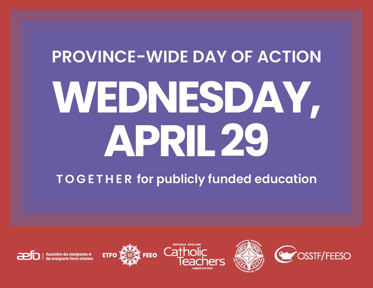 ManjDeol's tweet image. Paint the province RED  #teachers #educators #Educationsupportpersonnel #DECE #professionalsupportpersonnel #occasionalteachers #educationsupportpersonnel  @fordnation Enough is enough! Give students education the funding and respect it deserves #redfored #eduon