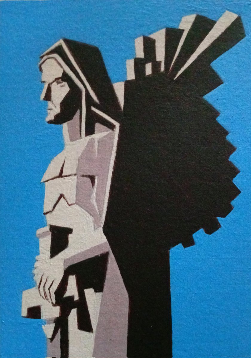 ColucciLuis's tweet image. Acrílico sobre cartón 12,5x17,5 cm.
#arte #art #pintura #painting