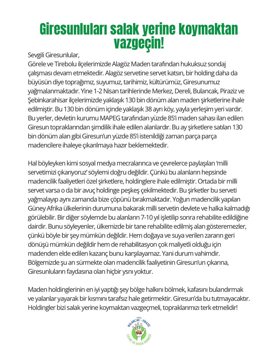 giresuncevreder's tweet photo. Giresunluları salak yerine koymaktan vazgeçin! https://t.co/HlVZi9Z4oy