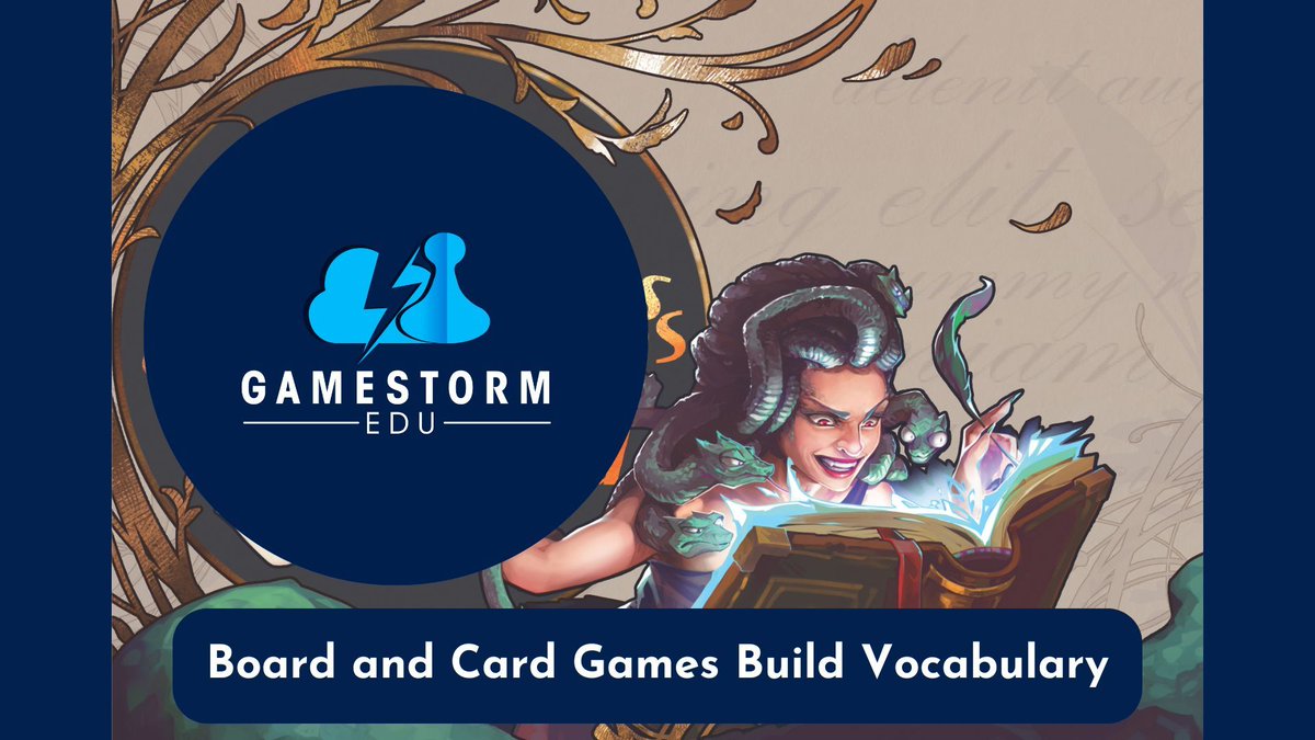GameStormEDU's tweet image. Our CEO, Jon, recently shared a short blog about how board and card games promote vocabulary growth and literacy (and our games are perfect examples, heh). Check it out below! #tabletop #boardgames #cardgames 

gamestormedu.com/2026/04/21/boa…