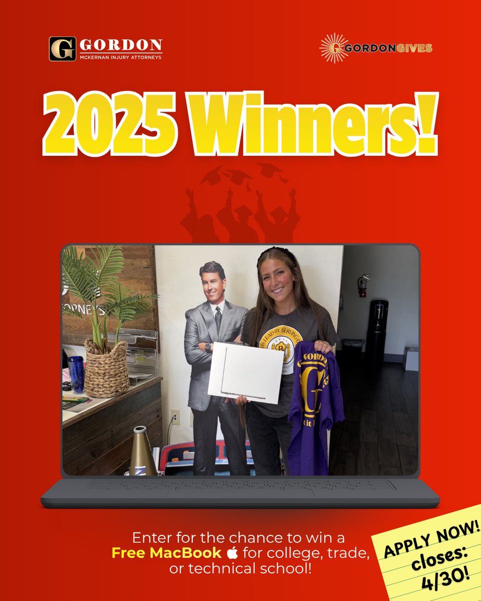 getGordon's tweet image. Some of last year’s Gordon’s Grads winners!🎓 Could you be next? Applications for our annual Laptop Giveaway are still open!📝

gordonsgrads.com

#classof2026 #highschoolsenior #collegebound #gordonsgrads #getgordon