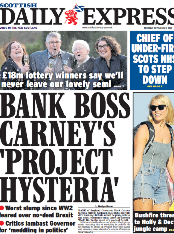 He tried the same thing in the UK

"dangerous and unpredictable Brexit" 

and they BOOTED HIM the fuck out of there

and then we took their scraps.