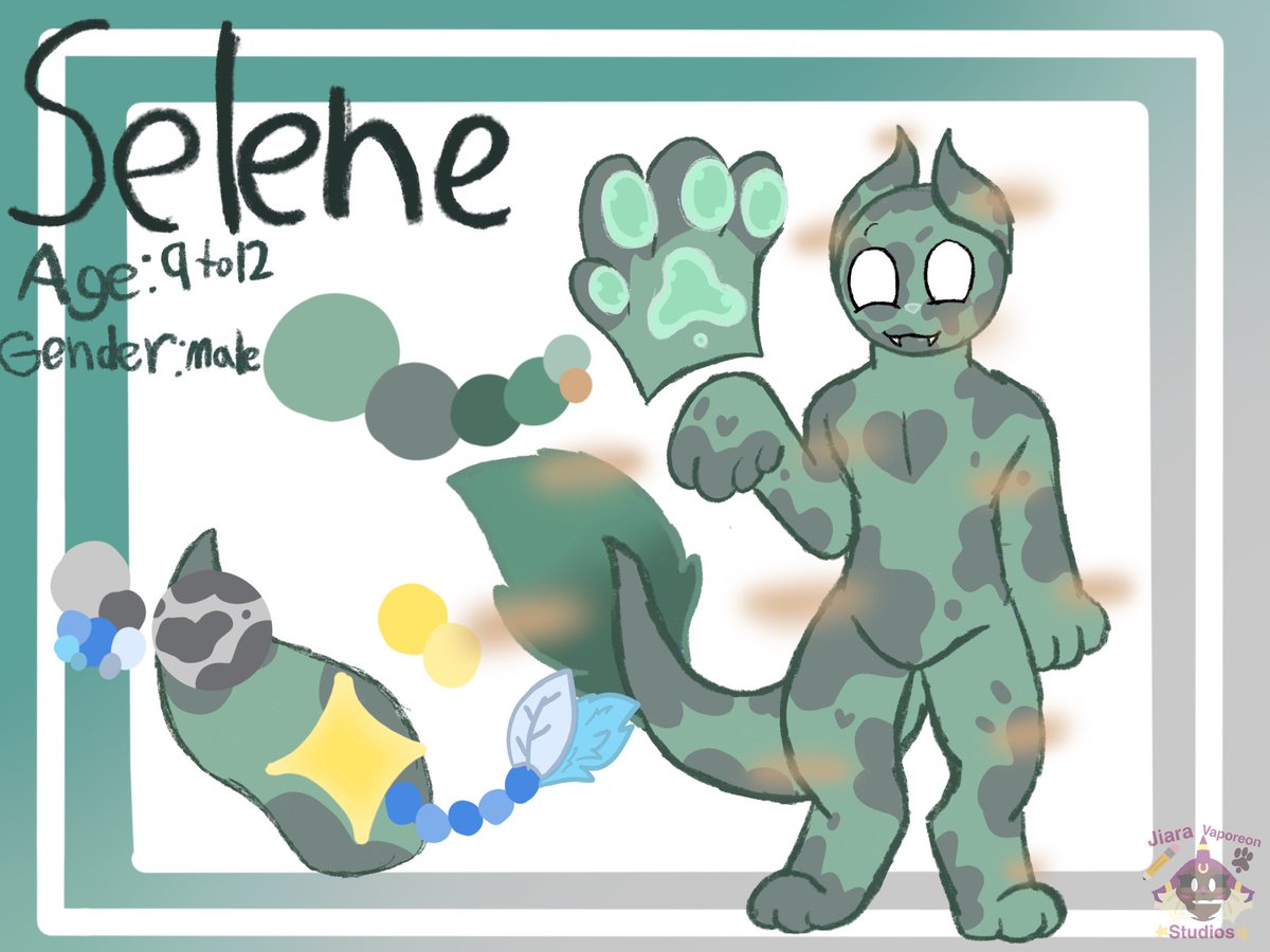 JiaraVapDrawz's tweet image. (Repost) Titan and Luna FanKid design is name is Selene the son of Titan and Luna he’s just a sweet little angel he’s was 

#solarballs #solarballsart #fankid #CharacterDesign