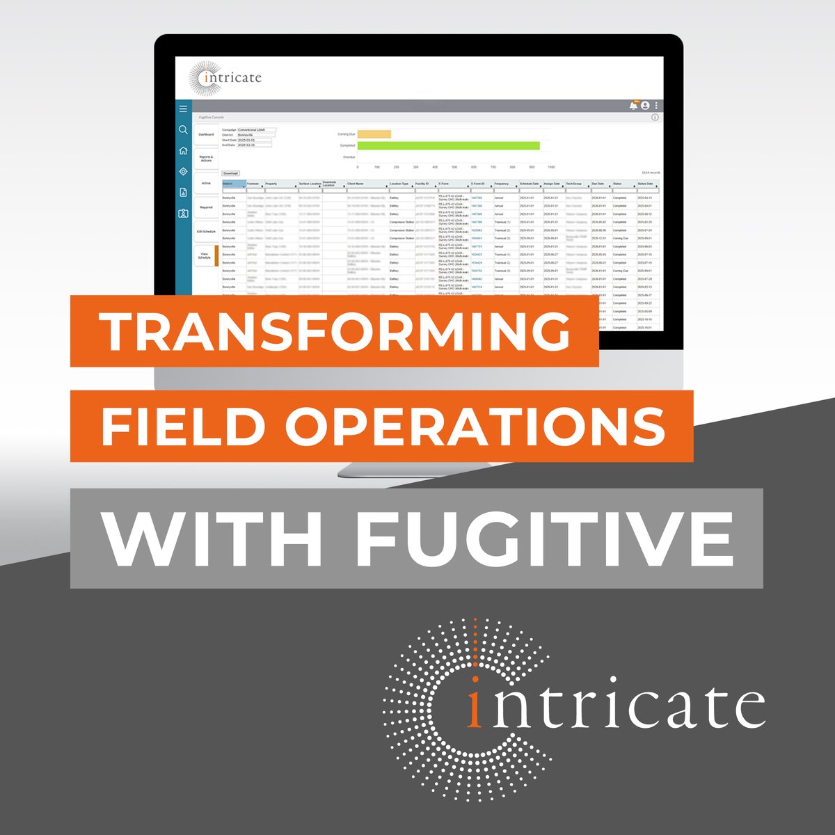 Intricate_Group's tweet photo. Transforming field operations with Fugitive. Intricate’s platform streamlines inspections with real time visibility, asset tracking, and progress monitoring. Stay ahead with better scheduling, clearer data, and improved efficiency across field programs. https://t.co/QaOdmiagqT