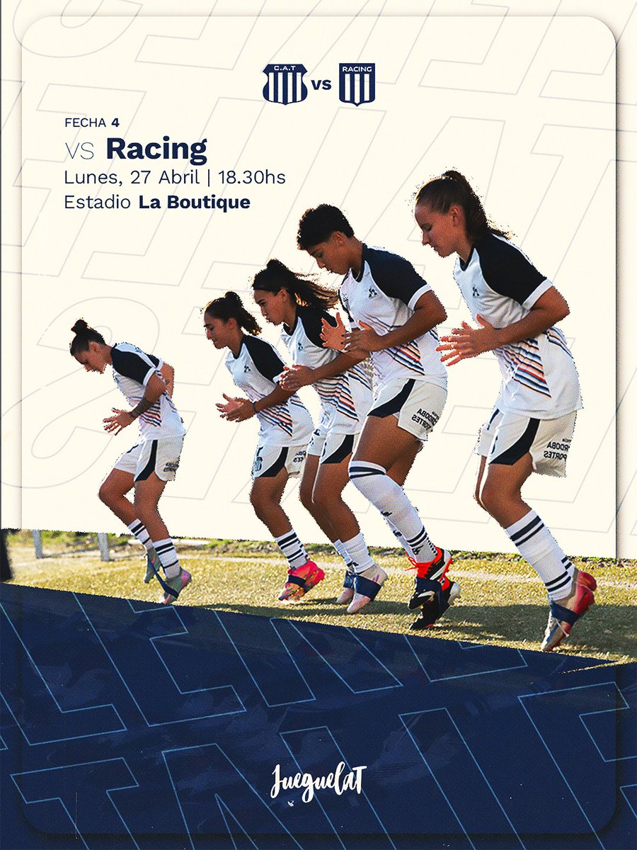 Volveeeemoooo !!

Vamos Matadoras 
 
🏆 Apertura 2026
✅ Fecha 4️⃣
🆚 Racing
🗓️ Lunes 27/4
🕖 18:30hs
🏟️ Estadio La Boutique
📺 LPF Play

#JueguelaT
