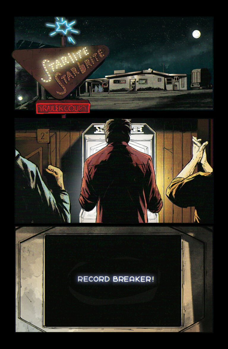 williroberts1's tweet photo. spacedotcom The official space website put us in orbit! And The Last Starfighter crosses the galaxy. EXCLUSIVELY, you can see the first pages I created, witth Francesco Sagaa on colors ,story by Benjamin Raabs and Deric Hugges https://t.co/VlztIFaQY9