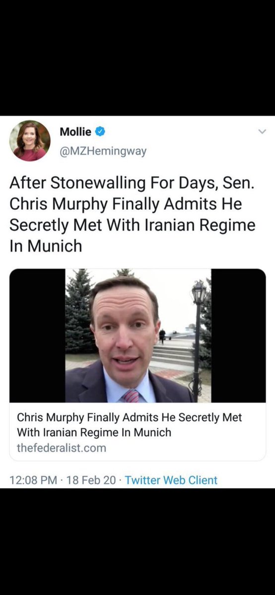 pmcfarland1124's tweet image. Iran has announced that Senator Chris Murphy will be joining the Iranian negotiating team #thefive