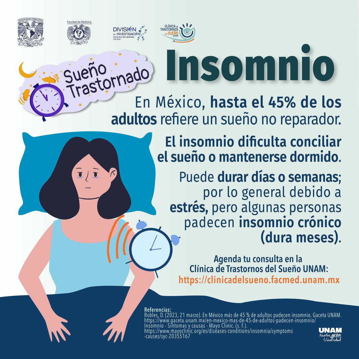 Clínica de Trastornos del Sueño UNAM tweet media